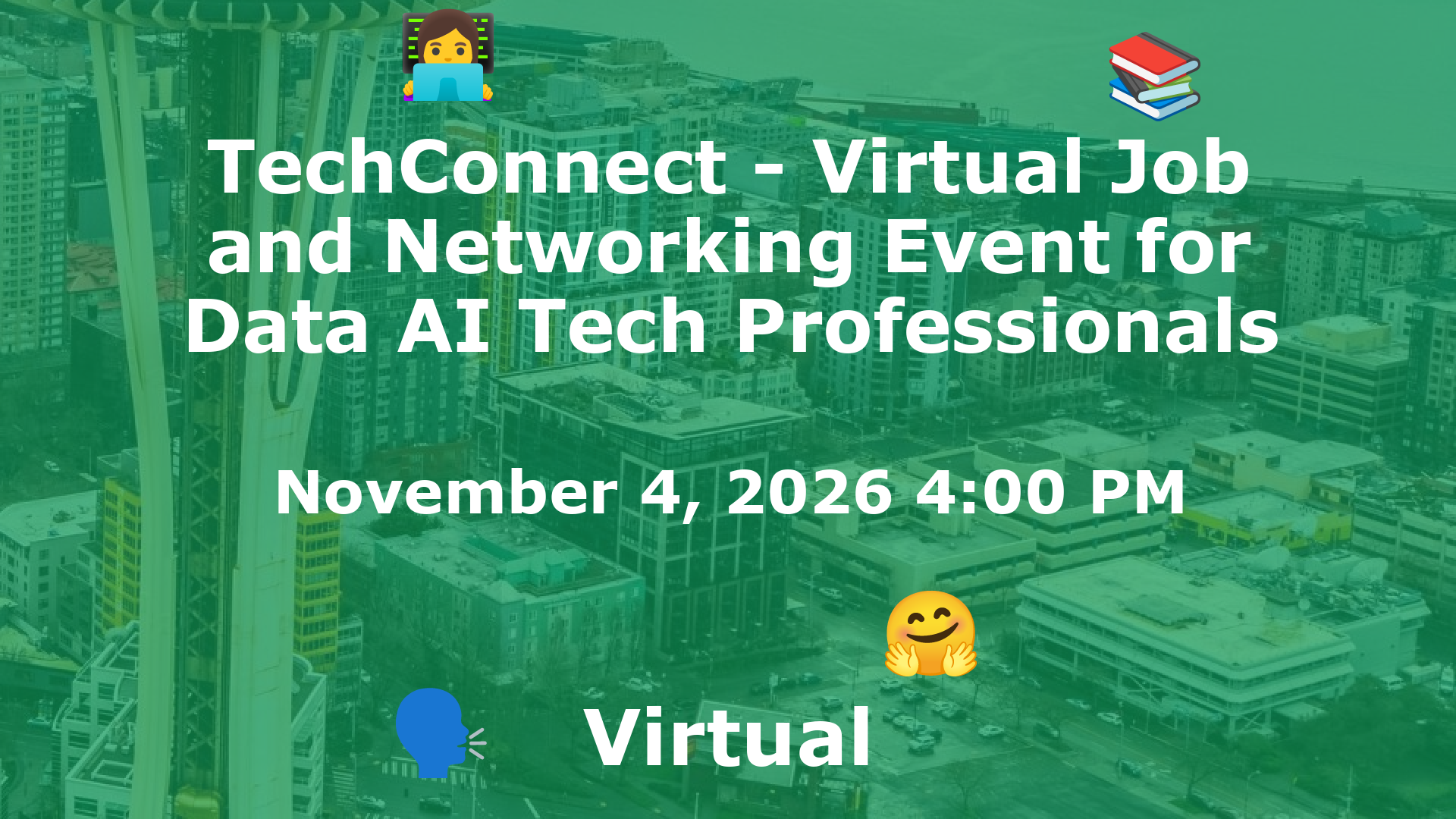 TechConnect - Virtual Job and Networking Event for Data AI Tech Professionals event image
